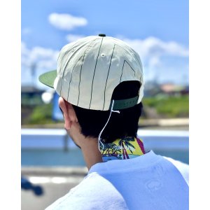 画像6: 送料無料 minos / Pinstripe Cap グリーン