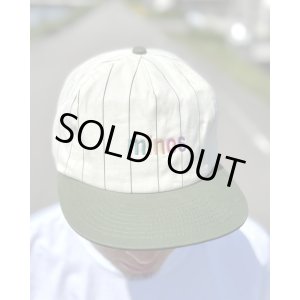 画像2: 送料無料 minos / Pinstripe Cap グリーン