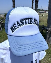 BEASTIE BOYS / Text Logo メッシュキャップ ブルー