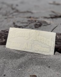 LONGBEACH DUB ALLSTARS / カッティングステッカー ホワイト