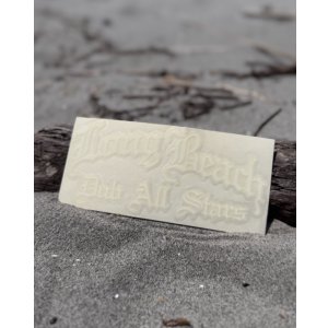 画像1: LONGBEACH DUB ALLSTARS / カッティングステッカー ホワイト