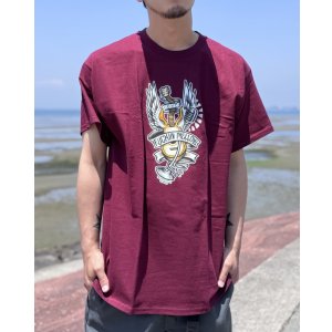 画像2: "OPIE ORTIZ x BALL&CHAIN" / Memories コラボTシャツ バーガンディー