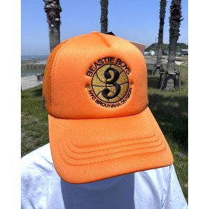 画像1: ラスト2枚で終了 BEASTIE BOYS / Brouhaha Division メッシュキャップ オレンジ