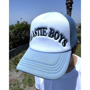 画像4: BEASTIE BOYS / Text Logo メッシュキャップ ブルー