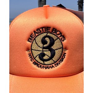 画像3: ラスト2枚で終了 BEASTIE BOYS / Brouhaha Division メッシュキャップ オレンジ