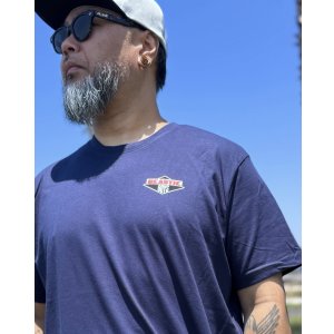 画像1: BEASTIE BOYS / Mini Diamond Logo Tシャツ ネイビー