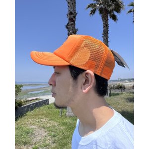 画像5: ラスト2枚で終了 BEASTIE BOYS / Brouhaha Division メッシュキャップ オレンジ