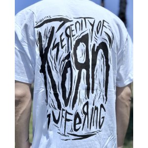画像4: 送料無料 KORN / Scratched Type Tシャツ ホワイト