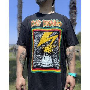 画像1: カリフォルニア買付アイテム BAD BRAINS / Capital Strike Tシャツ ブラック