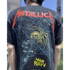 画像7: 送料無料 METALLICA / Ruin / Struggle Tシャツ ブラック