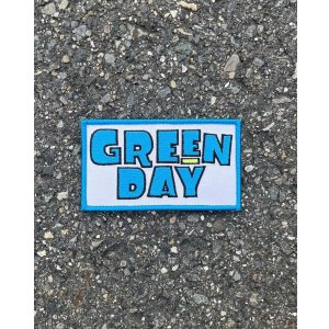 画像2: GREEN DAY / Blue Cartoon Stacked Logo ワッペン (Copyright 2001)