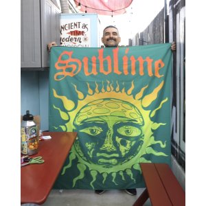画像1: 送料無料 25枚限定入荷 SUBLIME / Sublime Sun タペストリー ティール