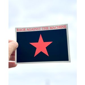 画像1: RAGE AGAINST THE MACHINE / STAR ステッカー