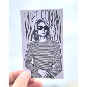 画像1: KURT COBAIN / Photo ステッカー (Copyright 2014)