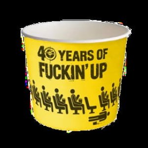 画像4: ファット・マイクさん直買い付けアイテム 20個限定 NOFX / "40 Years Of Fuckin' Up" Popcorn Bucket