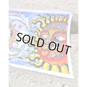 画像4: オーピーさん直買付アイテム スーパーレア 3枚限定 OPIE ORTIZ x AARON BROOKS / Smoke2 コットンジクレーポスター 証明書付き