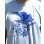 画像1: オーピーさん直買付アイテム 送料無料 DGWD / BLUE DAGGER OWL 半袖Tシャツ ライトブルー Artwork by MR. LEE (1)