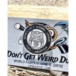 画像2: オーピーさん直買付アイテム DGWD / OWL NIGHTER クリアーピンバッジ