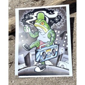 画像3: オーピーさん直買付アイテム 19枚限定 OPIE ORTIZ Original Flash Poster / Stereo Flogman 