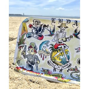 画像2: オーピーさん直買付アイテム 3枚限定 LONG BEACH DUB ALLSTARS / Tattoo Flash ローリングトレー
