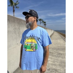 画像3: カリフォルニア買付アイテム 送料無料 SUBLIME / Bus Tシャツ ライトブルー