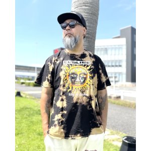 画像2: カリフォルニア買付アイテム 送料無料 SUBLIME / 40 Oz. To Freedom Sun ブリーチダイTシャツ ブラック