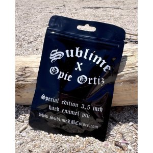 画像4: オーピーさん直買付アイテム 送料無料 ナンバリング入り 25個限定生産アイテム スーパーレア SUBLIME x OPIE ORTIZ LIMITED EDITION ROSE METAL ENAMEL PIN