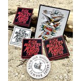 オーピーさん直買付アイテム 5セット限定 Rick Walters' World Famous Tattoo / ステッカー5枚＆ポストカードセット