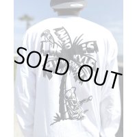 オーピーさん直買付アイテム 送料無料 Lサイズラスト1枚で終了 KYLE SMITH / WTF 長袖Tシャツ ホワイト Artwork by OPIE ORTIZ