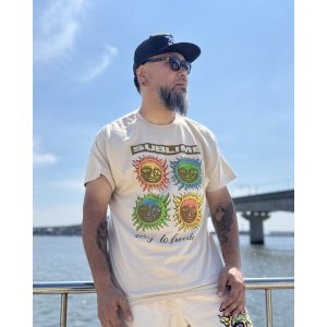 画像5: カリフォルニア買付アイテム 送料無料 SUBLIME / 40 oz. to Freedom Colorblock Tシャツ サンド