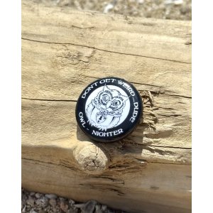 画像1: オーピーさん直買付アイテム DGWD / OWL NIGHTER 缶バッジ