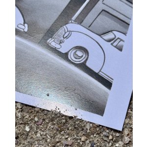 画像5: オーピーさん直買付アイテム 19枚限定 OPIE ORTIZ Original Flash Poster / Stereo Flogman 