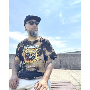 画像5: カリフォルニア買付アイテム 送料無料 SUBLIME / 40 Oz. To Freedom Sun ブリーチダイTシャツ ブラック