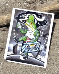 オーピーさん直買付アイテム 19枚限定 OPIE ORTIZ Original Flash Poster / Stereo Flogman 