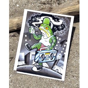 画像1: オーピーさん直買付アイテム 19枚限定 OPIE ORTIZ Original Flash Poster / Stereo Flogman 
