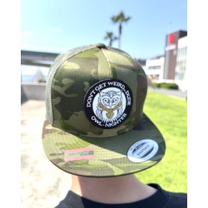 画像3: オーピーさん直買付アイテム 送料無料 DGWD / OWL NIGHTER スナップバックメッシュキャップ ウッドランドカモ