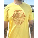 オーピーさん直買付アイテム 送料無料 DGWD / MAIZE MAN FACE 半袖Tシャツ マスタード artwork by ILLSYNAPSE