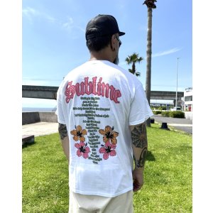 画像4: カリフォルニア買付アイテム 送料無料 SUBLIME / Floral Tシャツ ホワイト