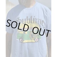 カリフォルニア買付アイテム 送料無料 XLサイズラスト1枚で終了 SUBLIME / Bus Tシャツ ライトブルー