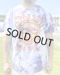 カリフォルニア買付アイテム 送料無料 2XLサイズラスト1枚で終了 SUBLIME / Sublime Sun タイダイTシャツ パープル