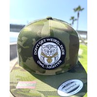オーピーさん直買付アイテム 送料無料 DGWD / OWL NIGHTER スナップバックメッシュキャップ ウッドランドカモ
