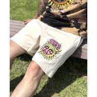 カリフォルニア買付アイテム 送料無料 Lサイズ4枚限定 SUBLIME / 40oz Sun LBC スウェットショーツ カーキ