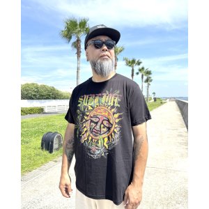 画像2: カリフォルニア買付アイテム 送料無料 SUBLIME / Sublime Sun Logo & Plants Tシャツ ブラック