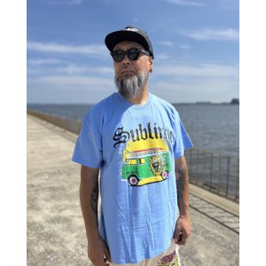 画像2: カリフォルニア買付アイテム 送料無料 SUBLIME / Bus Tシャツ ライトブルー