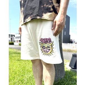 画像4: カリフォルニア買付アイテム 送料無料 Lサイズ4枚限定 SUBLIME / 40oz Sun LBC スウェットショーツ カーキ