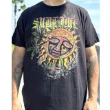 カリフォルニア買付アイテム 送料無料 SUBLIME / Sublime Sun Logo & Plants Tシャツ ブラック
