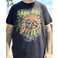 カリフォルニア買付アイテム 送料無料 SUBLIME / Sublime Sun Logo & Plants Tシャツ ブラック