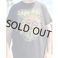 カリフォルニア買付アイテム 送料無料 2XLサイズラスト1枚で終了 SUBLIME / Sublime Sun Logo & Plants Tシャツ ブラック