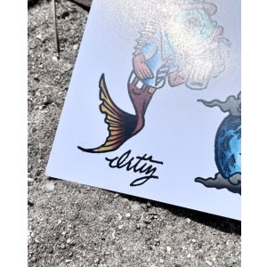 画像4: オーピーさん直買付アイテム 18枚限定 OPIE ORTIZ Original Flash Poster / Sun & Kappa...ect