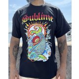 カリフォルニア買付アイテム 送料無料 SUBLIME / Fish Tシャツ ブラック